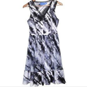 Simply Vera Wang Dress Abstract Fit & Flare, Size XS
